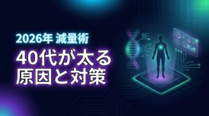 同じ生活でなぜ太る？40代で太りやすくなった原因と対策を知り無理なく減量